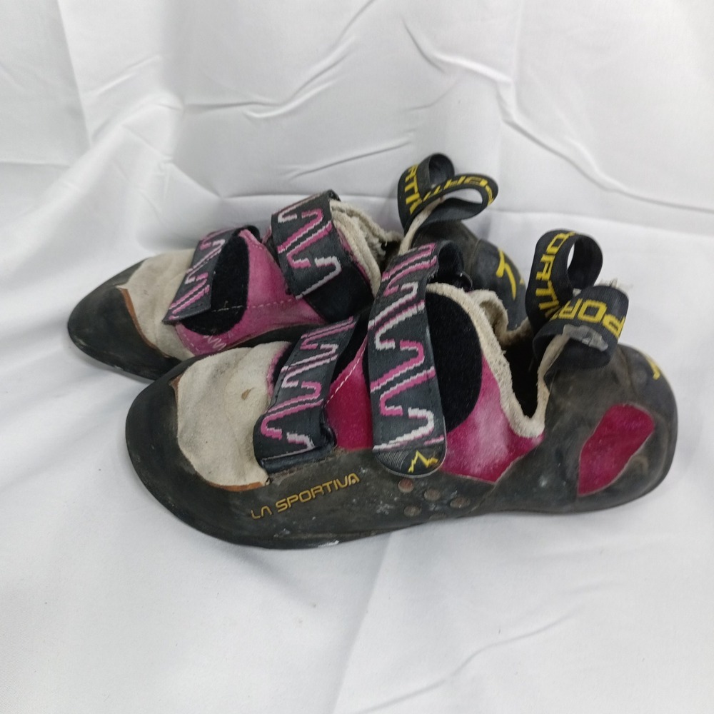 La Sportiva Katana Climbing Shoes Pink Grey EU 36 US Women 5.5 Men 4.5 s8